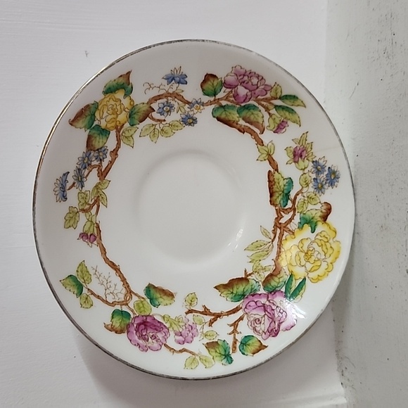 Rare Vintage Hand Painted Hammersley Bone China Chrysanthemum Teacup and Saucer - Picture 2 of 8